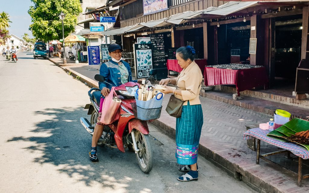 Streets in Luang Prabang.