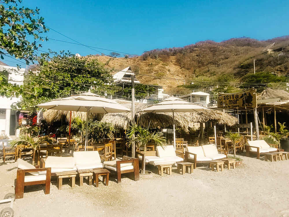 Taganga beach.