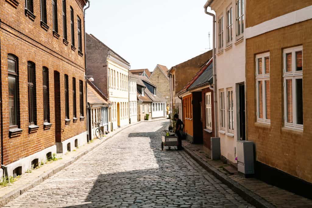 Streets in Faaborg.