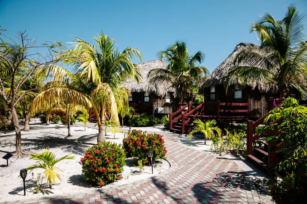 One of the most beautiful places to stay on Caye Caulker is Hotel El Ben Cabañas. 