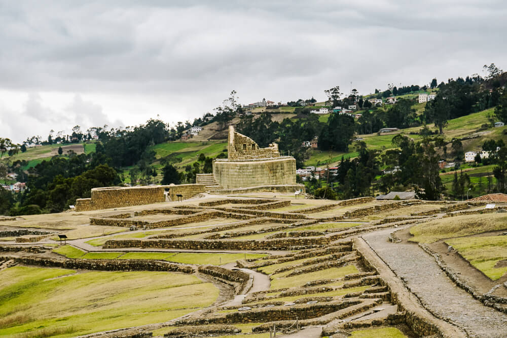 Een van de weinige archeologische bezienswaardigheden die Ecuador te bieden heeft, zijn de Inca ruïnes van Ingapirca.