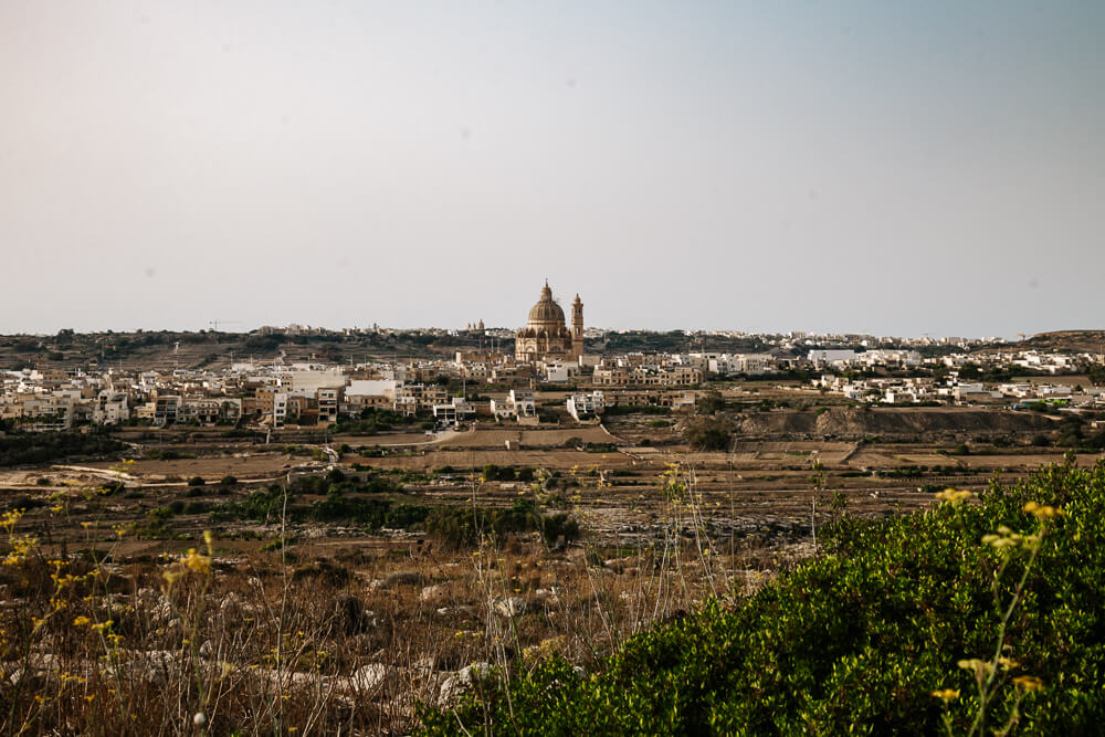 Wherever you are on the island, you will always see the basilica of Ta'Pinu. 