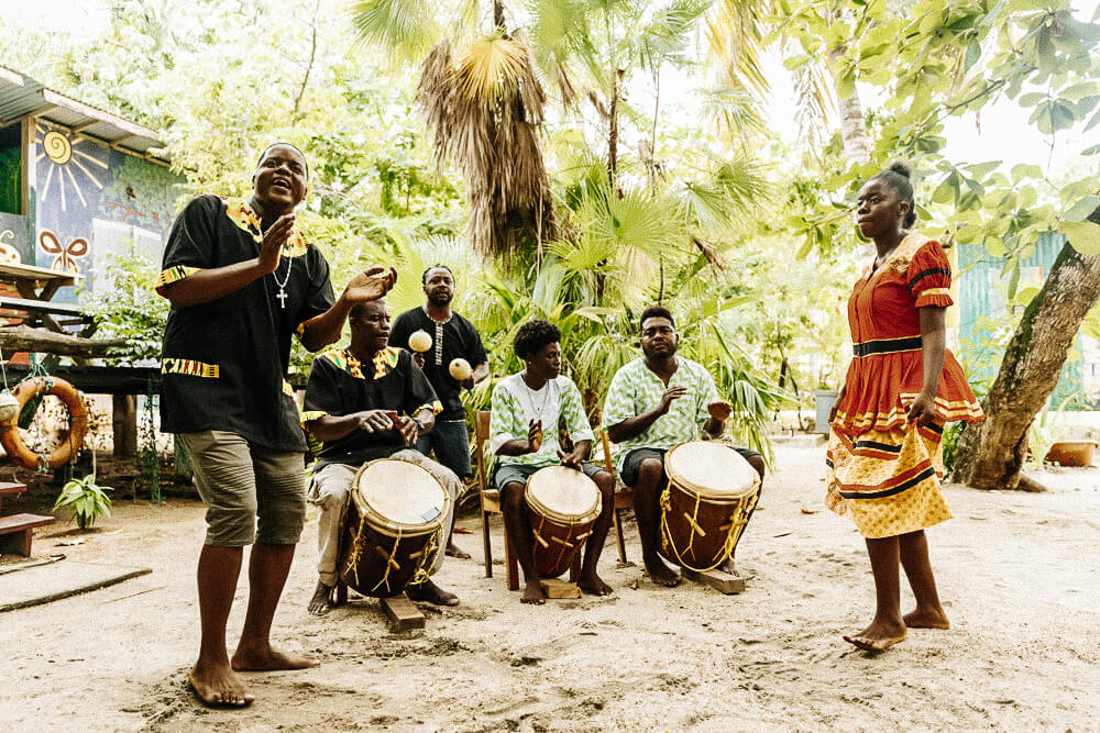 Garifunas are Caribbean people descended from African slaves from the 17th century.