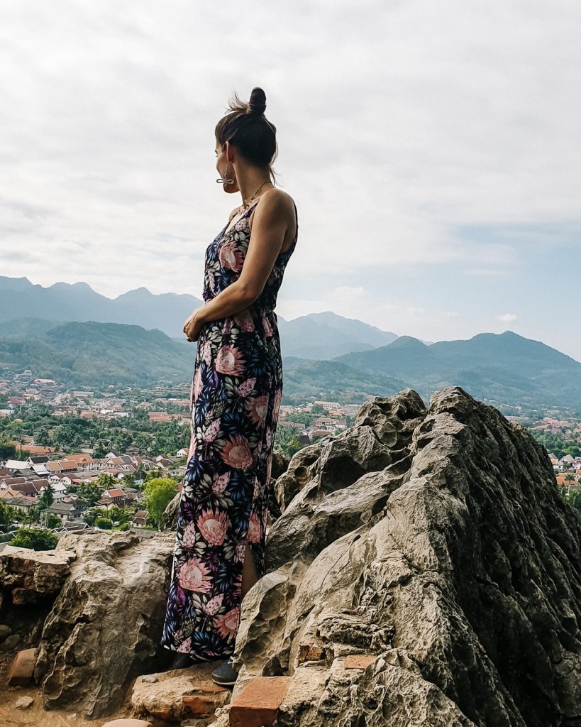 Deborah in Luang Prabang.