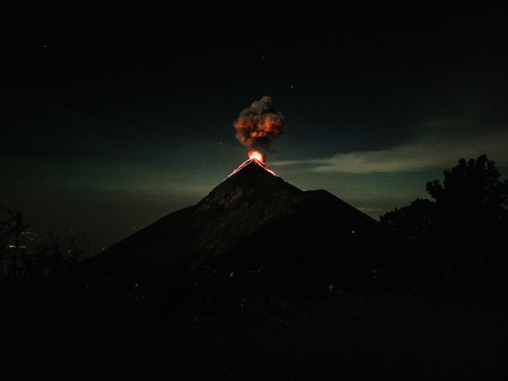 One of the most amazing things to do in Guatemala is to go on a two-day hike to the top of the Acatenango volcano. 