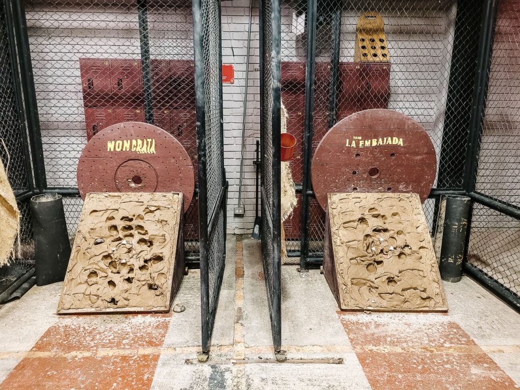 The tejo game is a national throwing sport in Colombia. 