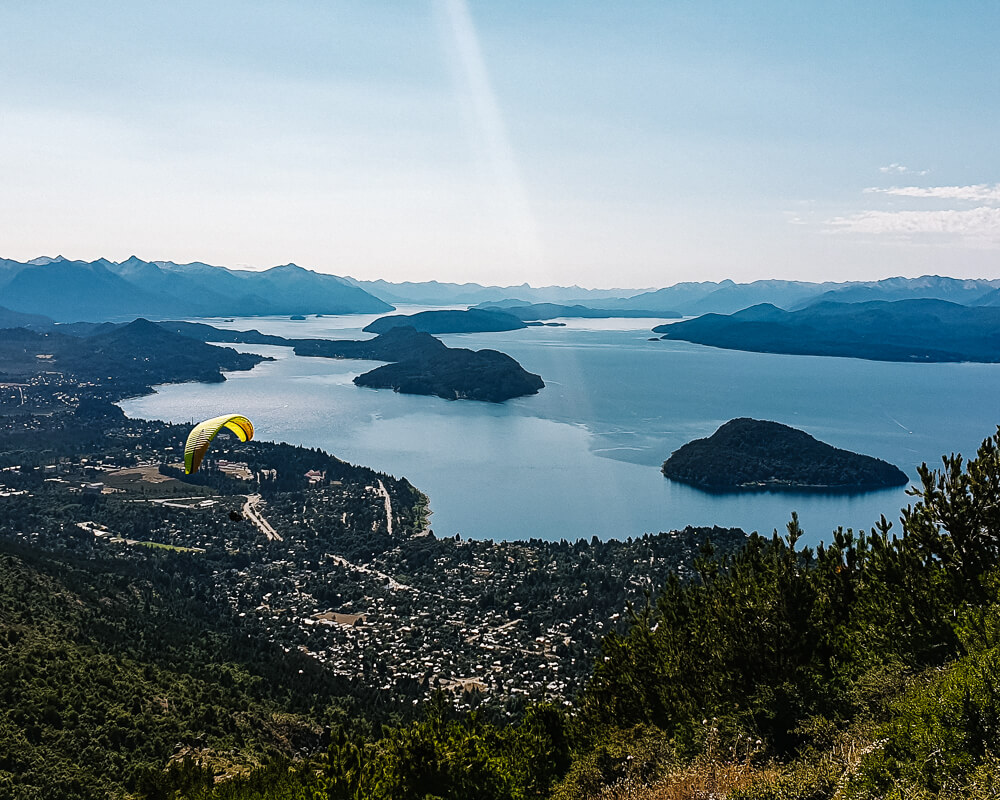 View from Cerro Otto Bariloche.