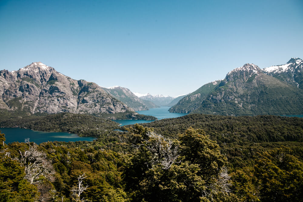 View of Nahuel Huapi Lake.