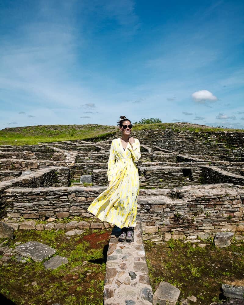 Deborah at Celtic Ruins - Castro de Castromaior.