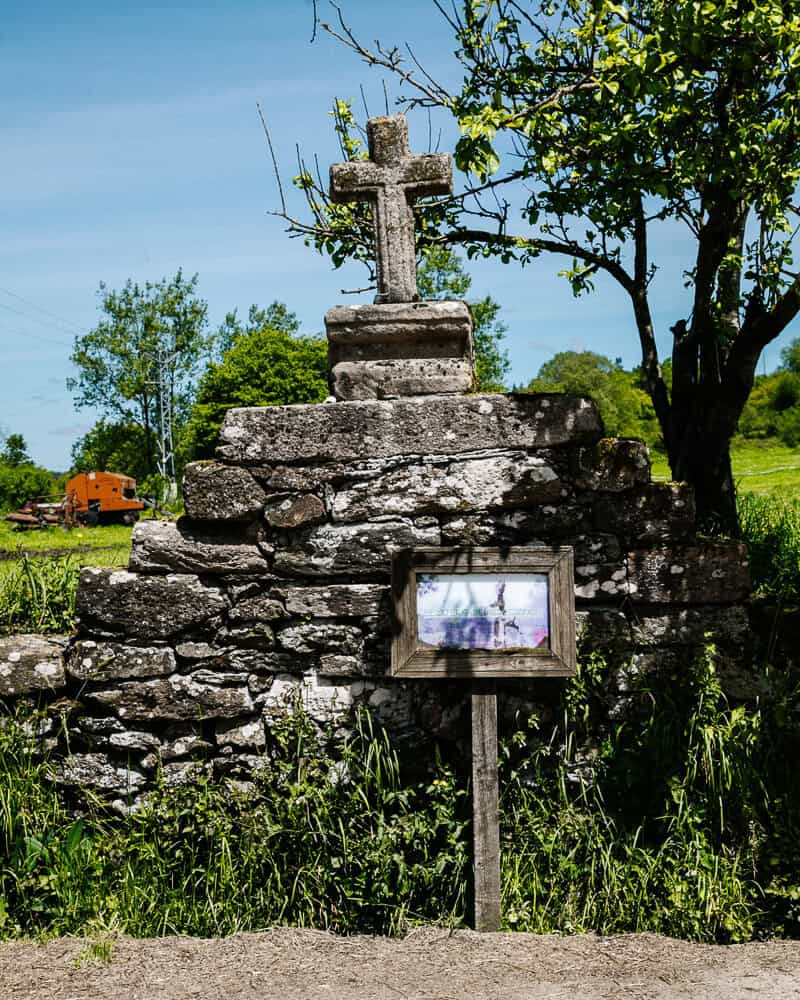 Altar during the Camino Frances.