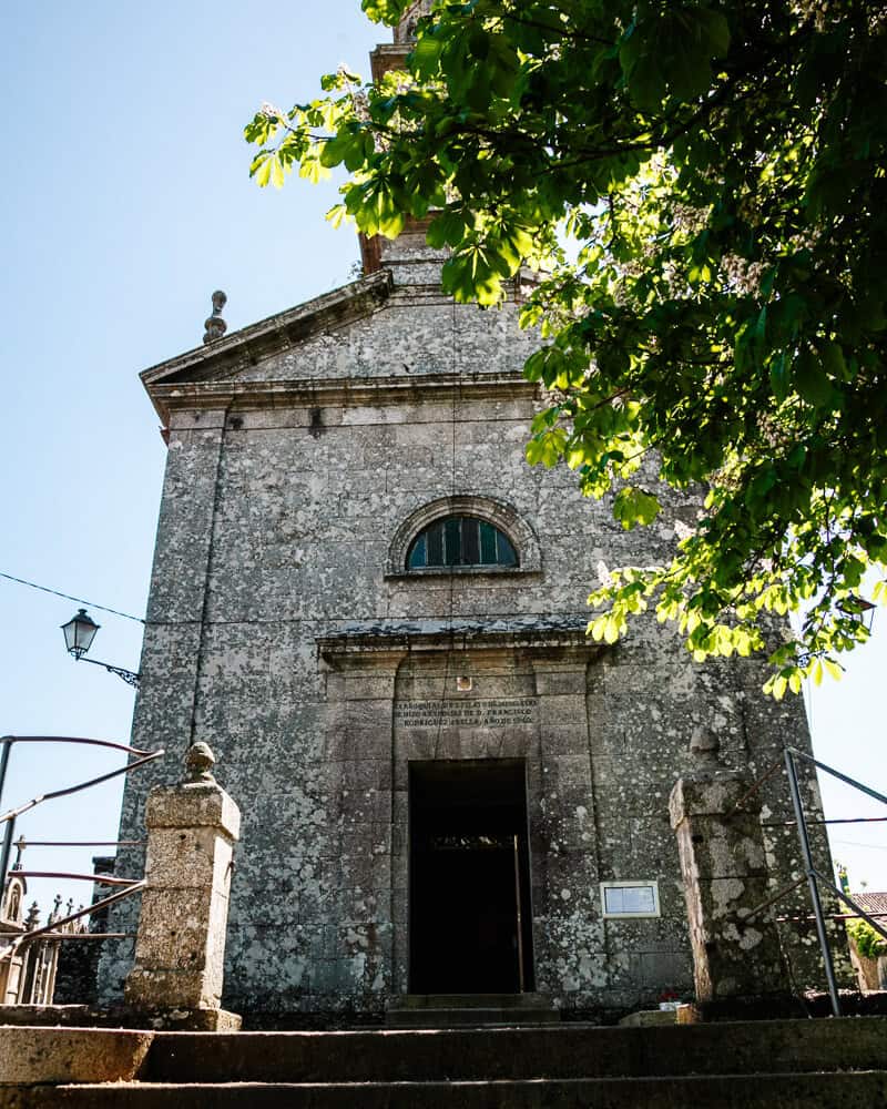 During the Camino de Santiago route you'll pass several sacred statues and churches.