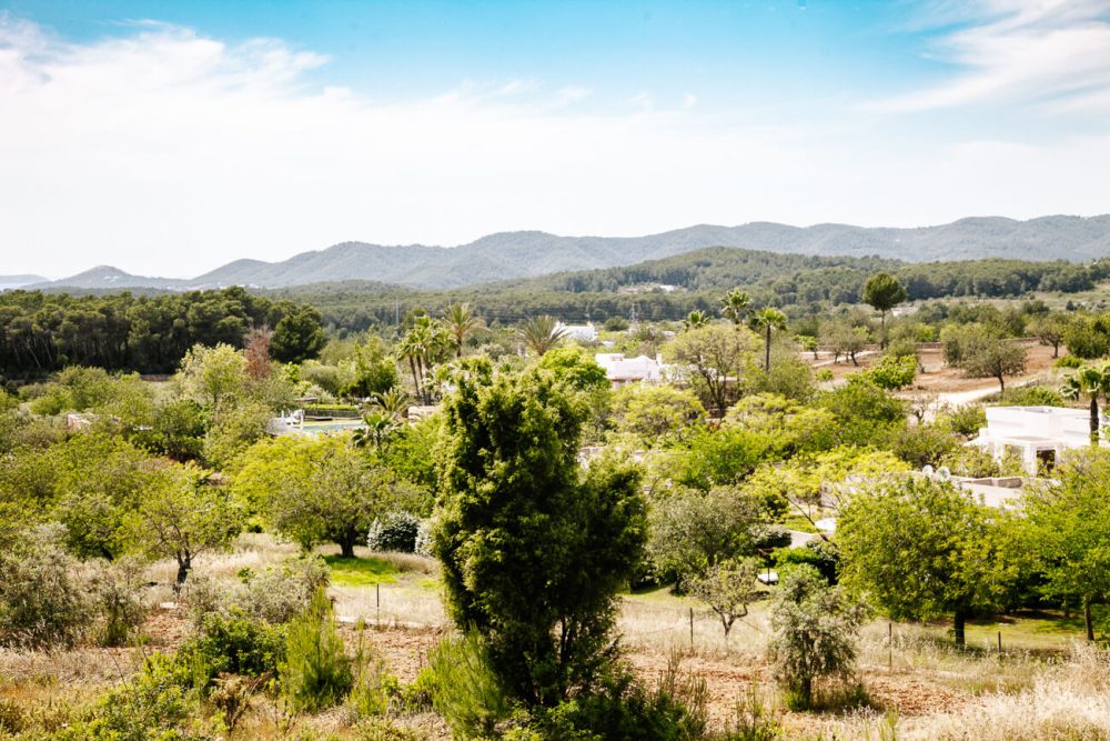 view from el mirador on Ibiza at Can Lluc