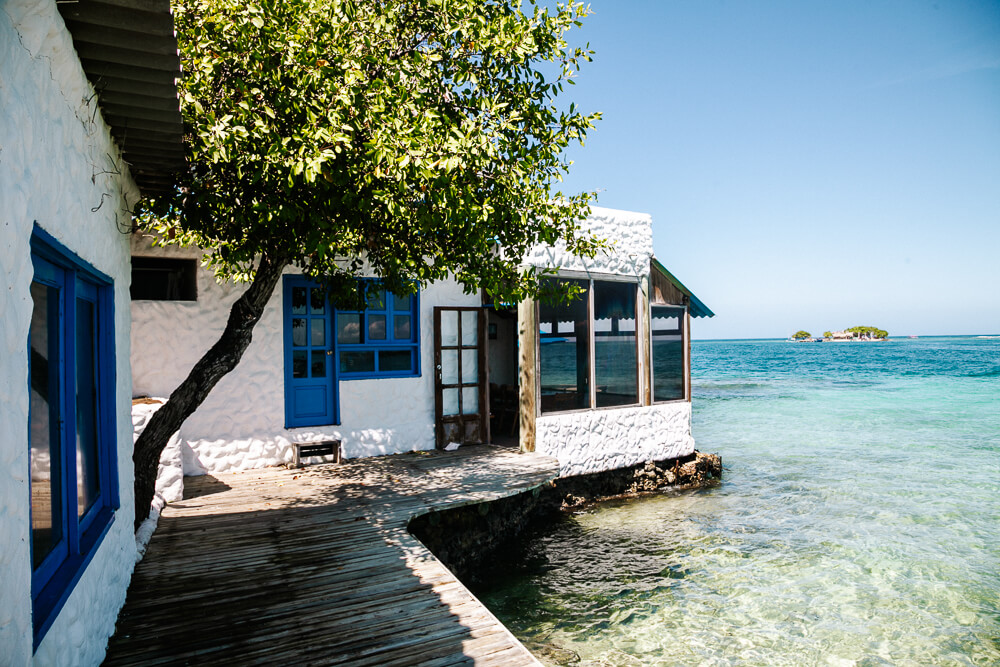 View from Casa Eden  - Oceanario Islas del Rosario in Colombia.