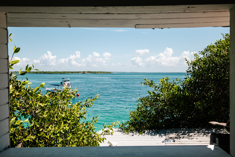 View of Caribbean Sea. 