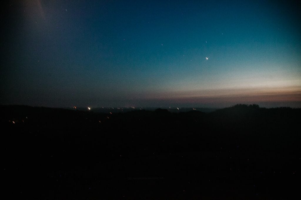 Møns Klint is Scandinavia’s first Dark Sky Park, along with nearby Nyord. The cliffs provide minimal light pollution, which creates a special darkness. 