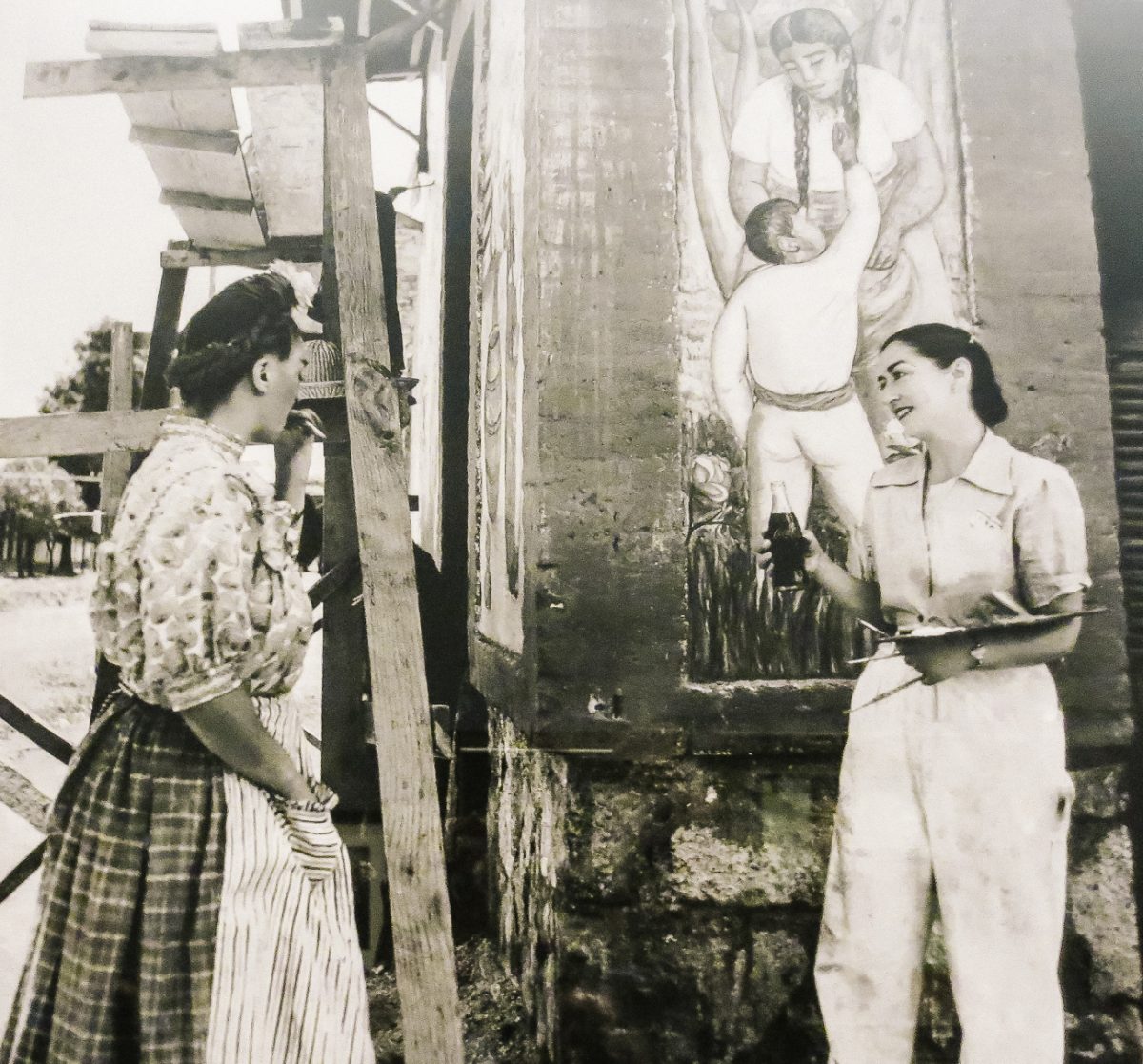 Frida Kahlo portrait in La Casa Azul.