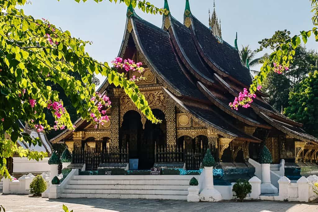 There are many things to do in Luang Prabang in Laos such as visiting temples, viewpoints, markets and lovely terraces and restaurants. 