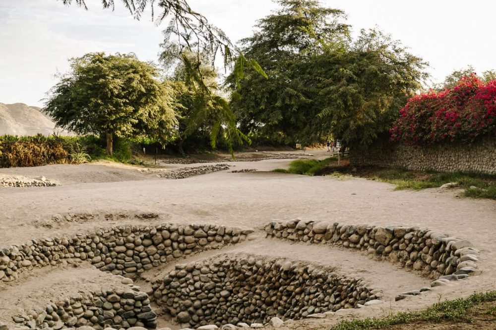 There are 46 aqueducts around Nazca. These are special underground aqueducts built to collect water from the mountains through funnel-shaped wells as drinking water. A number of aqueducts, including Cantalloc, can be visited and is one of the things to do in Nazca Peru.