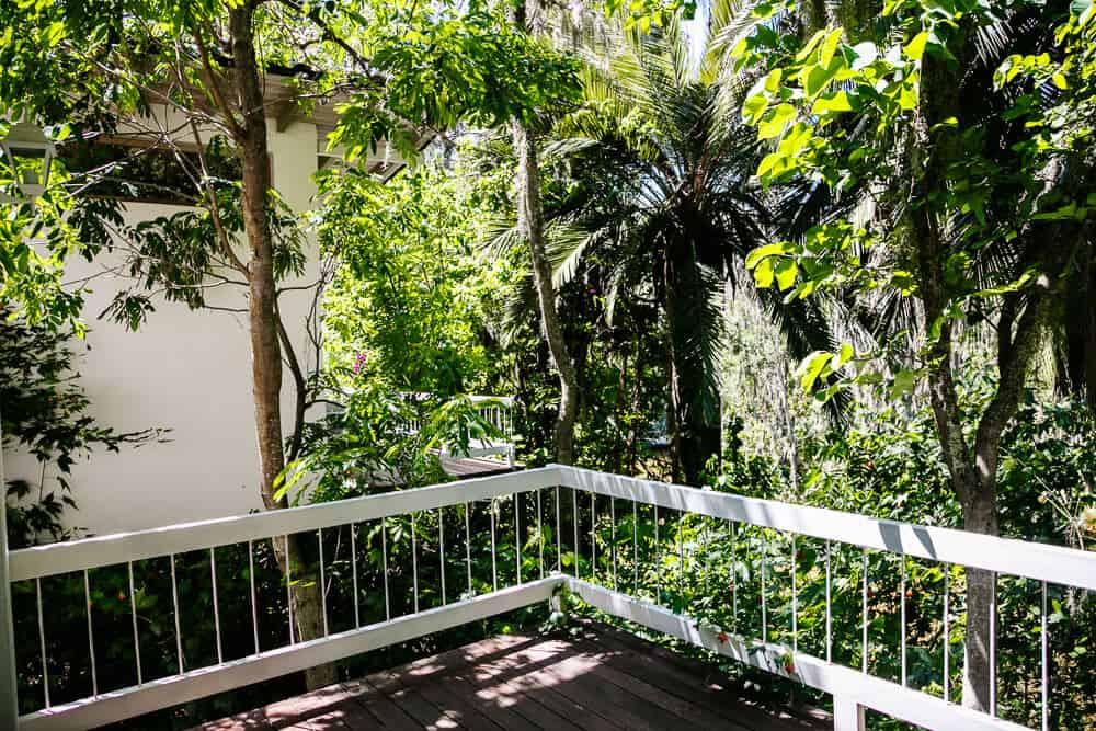 Balcony at Hacienda Piman.