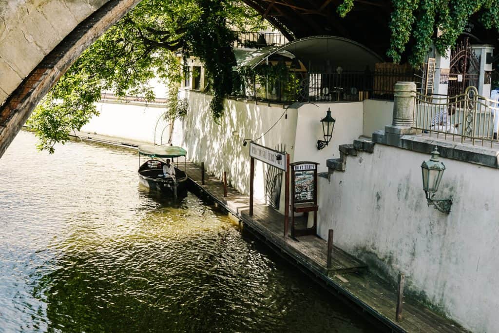 Canals of the Prague Venice district.