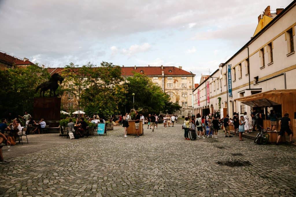 Kasárna Karlín is an old barracks in the Karlín district. 