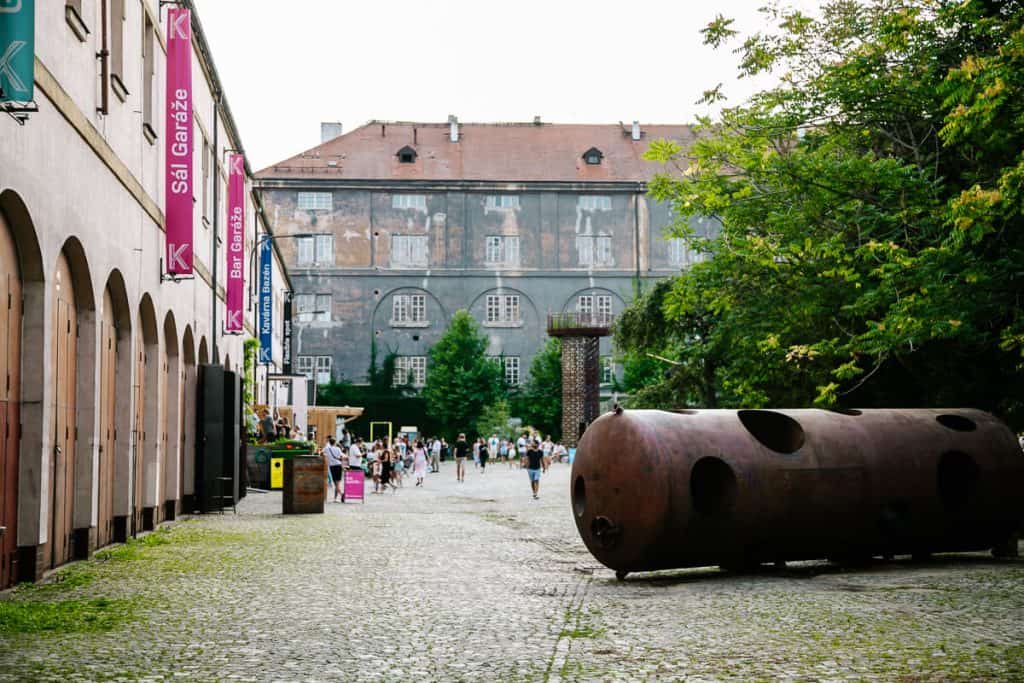 Kasárna Karlín is an old barracks in the Karlín district. 