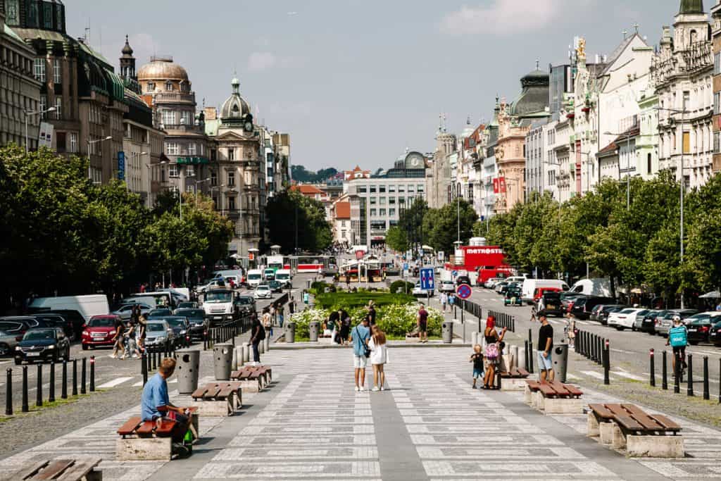 Wenceslas square.