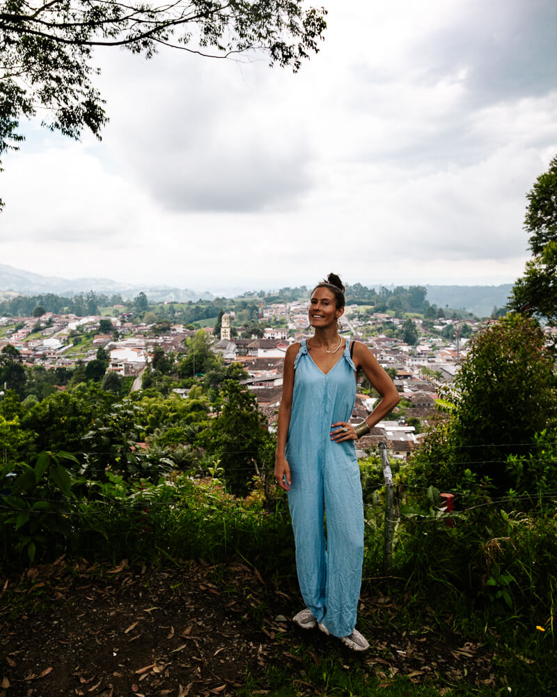 Deborah at viepoint, one of the things to do and tips for Salento Colombia.