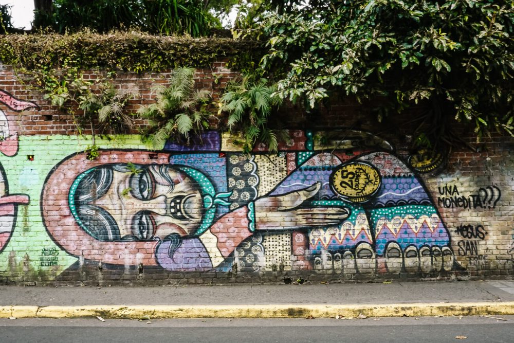 Street art in San Jose Costa Rica