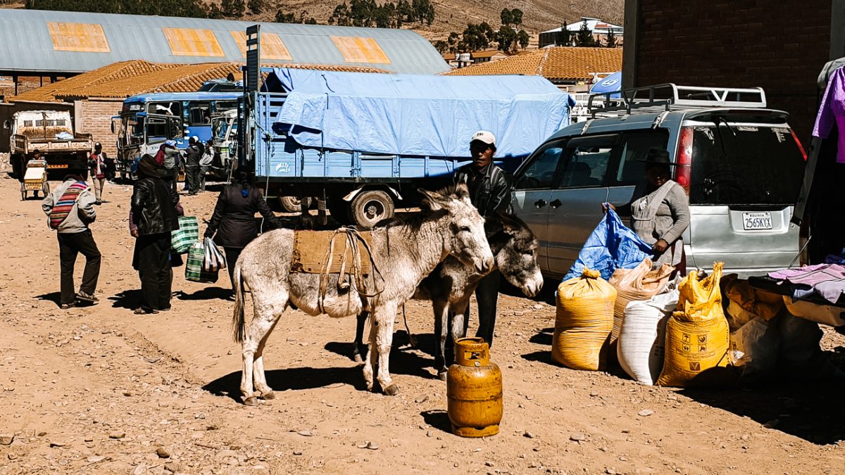 Tarabuco one of the most famous markets in Bolivia.