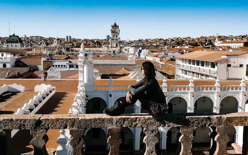 One of my favorite things to do in Sucre Bolivia is to visit the Convento de San Felipe de Neri, a 17th century monastery that is nowadays a primary school. 