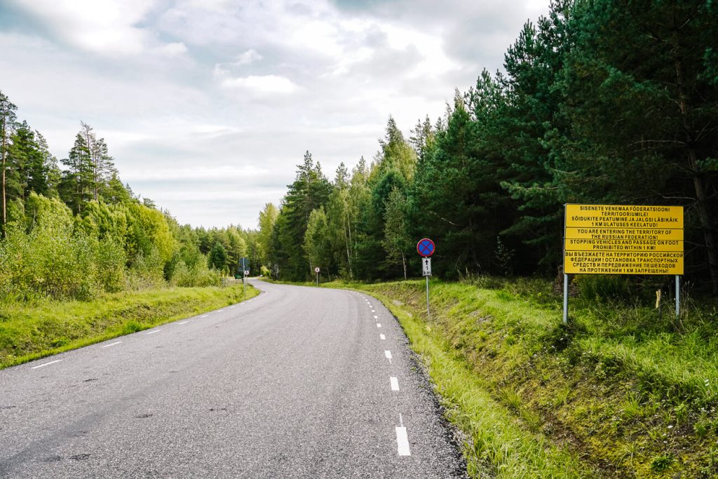 Saatse boot border road between Estonia and Russia -one of the best things to do in South Estonia