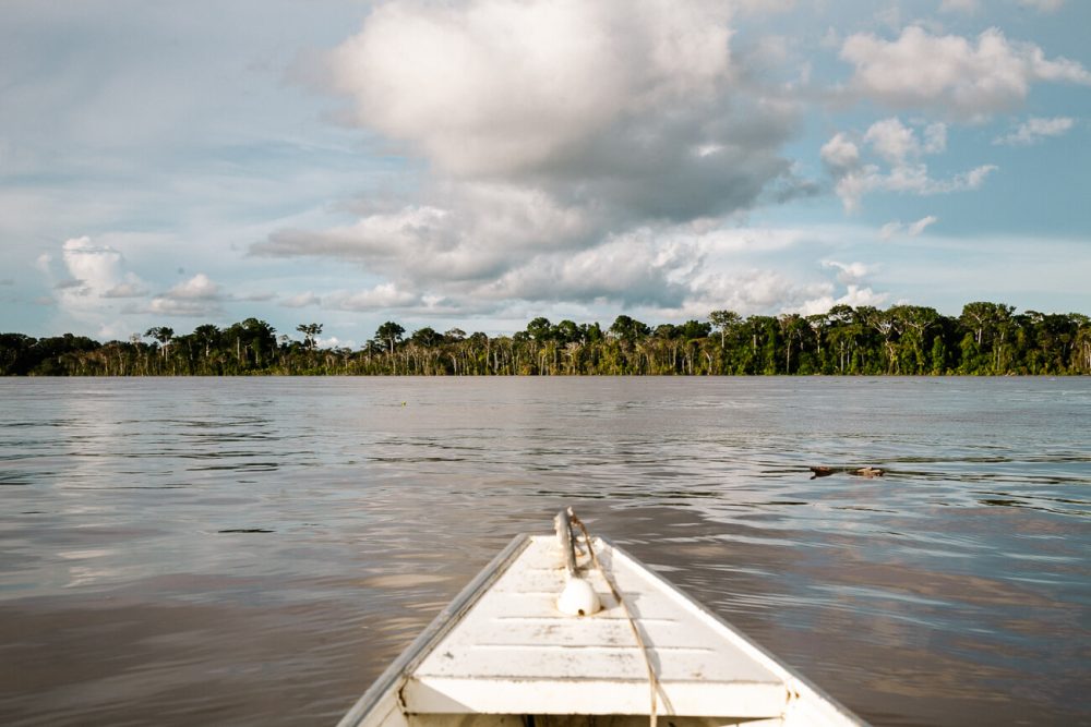 boat tour on Amazon river