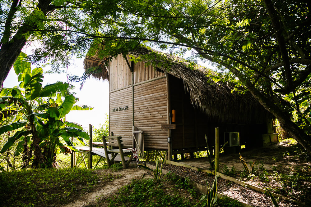 Kamers bij Ankua Eco Hotel Usiacuri - de bungalows.