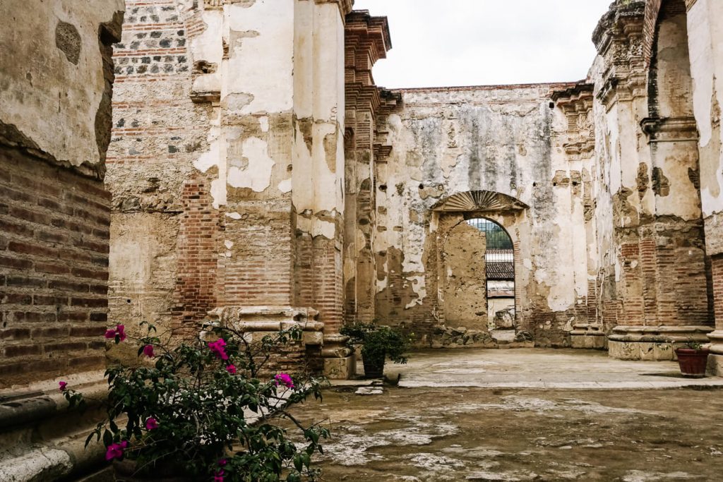 Ruins of the cathedral, one of the best things to do in Antigua Guatemala.