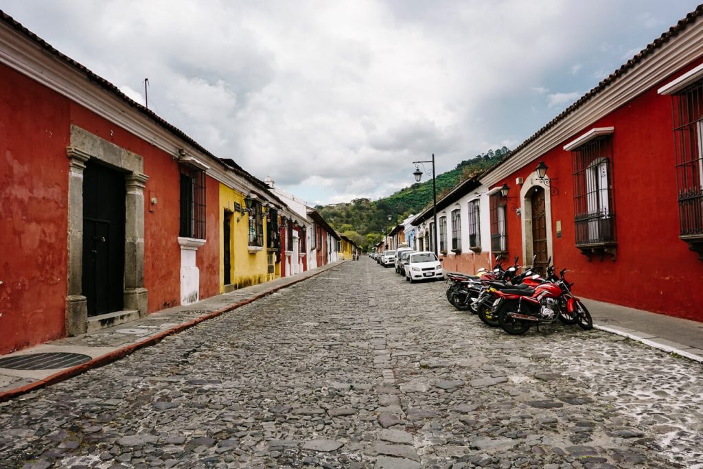 Streets in Antigua Guatemala.