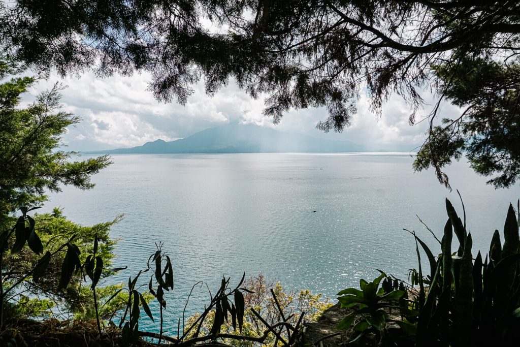 view over lake atitlan