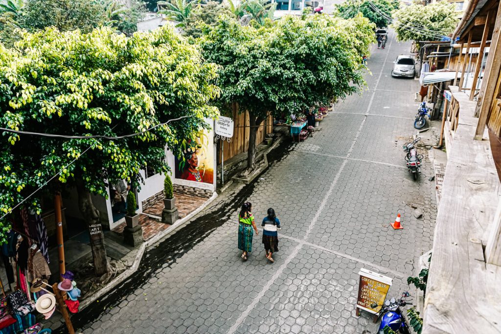 streets in San Juan La Laguna