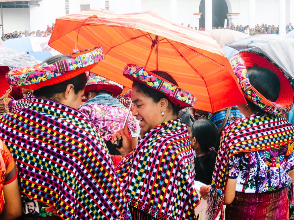 Women at lake Atitlan - discover my Guatemala 3 week itinerary.