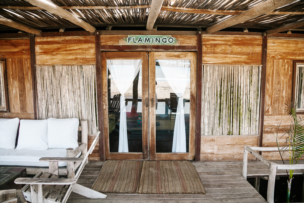 Bungalow of Awatawaa Ecolodge in La Guajira Colombia.