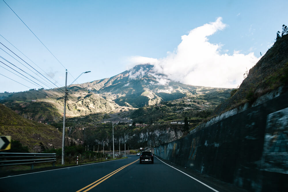 Baños can be reached within 3.5 hours from Quito. 