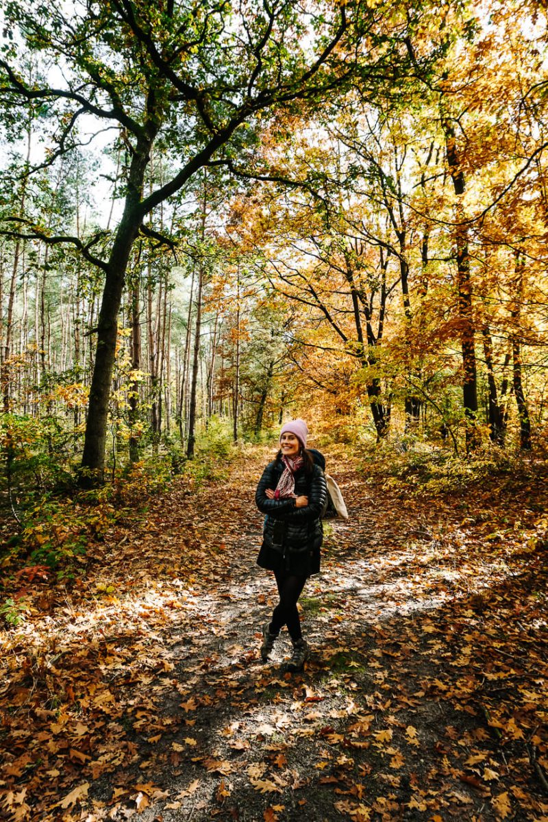 Deborah in Nationaal Park de Drentsche Aa