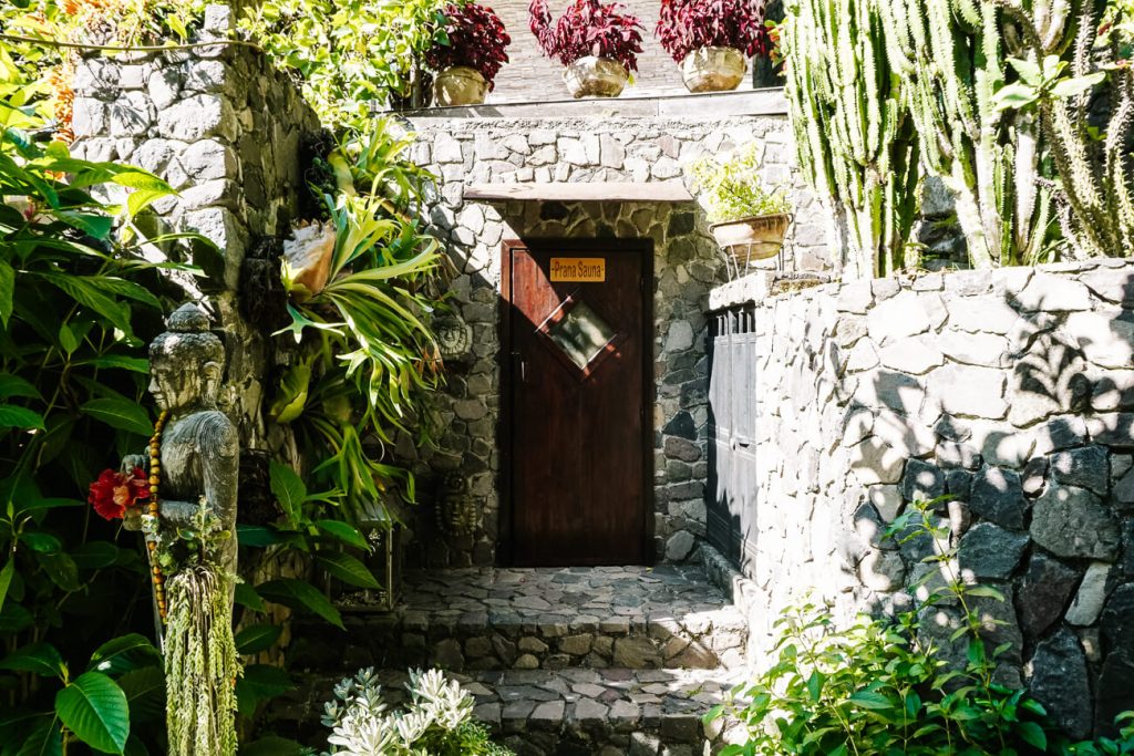 Sauna at Casa Prana