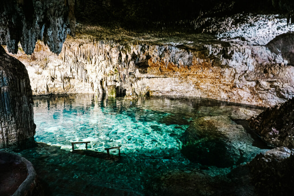 visit the cenotes around coba