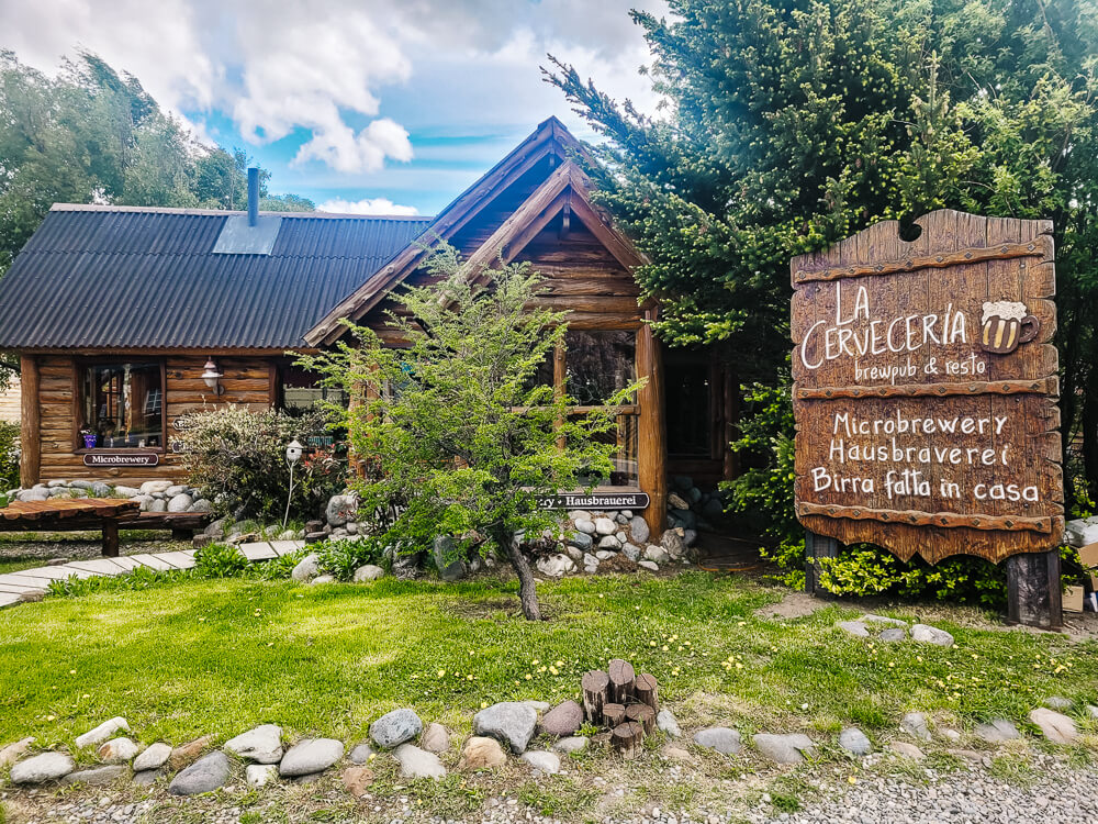 La Cervecería – best and cosiest restaurant of El Chaltén, with small brewery.