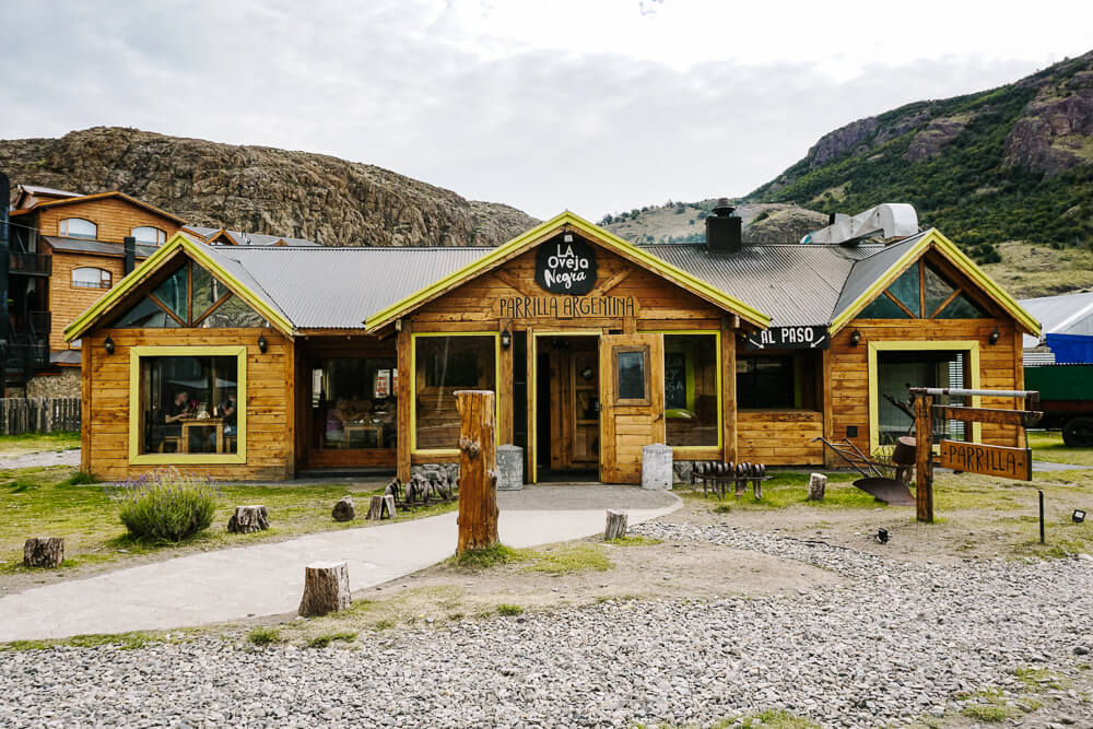 Parilla La Oveja Negra, steakrestaurant Patagonia.