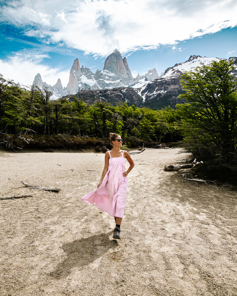 Deborah in the mountains around El Chaltén Argentina.