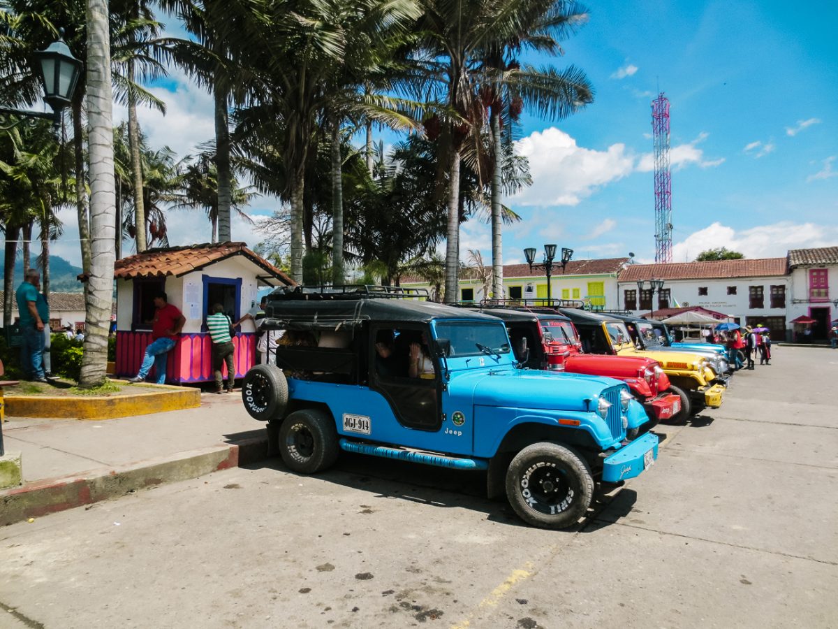 Willy's jeeps in Salento.