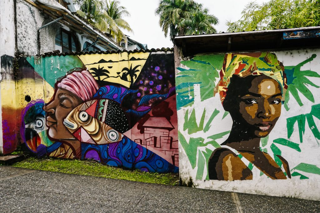 Streetart in Livingston - Guatemala.