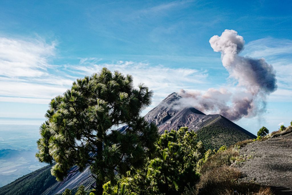 Fuego view from the Acatenango.